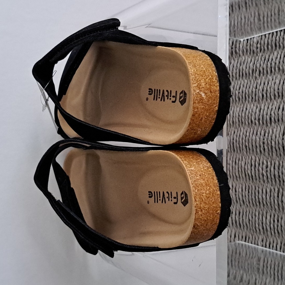 NWT Women's Arch Rebound Recovery Sandals (Pitch Black) - FitVille - Picture 6 of 12